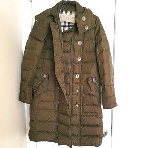 BURBERRY BRIT WOMEN'S DOWN PARKA / Size M